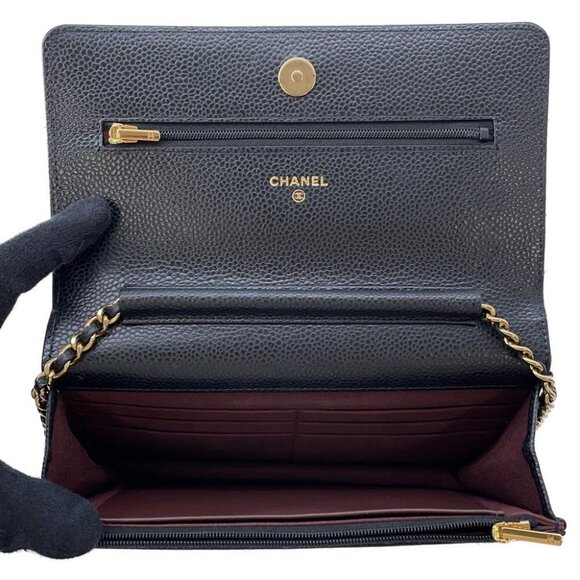 CHANEL Matelasse Chain wallet Calfskin Black - Picture 12 of 12